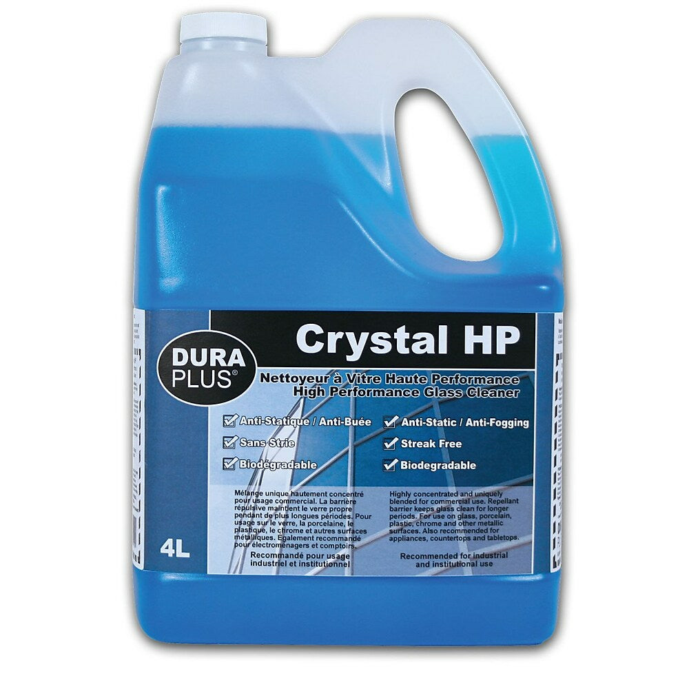 GLASS CLEANER DURA PLUS CRYSTAL HP 4L