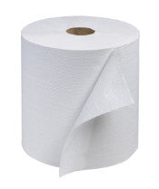 MEDIUM ROLL PAPER TOWEL HQ TORK RB6002 600 FEET X 12 ROLLS WHITE 1 PLY 7200'/CASE