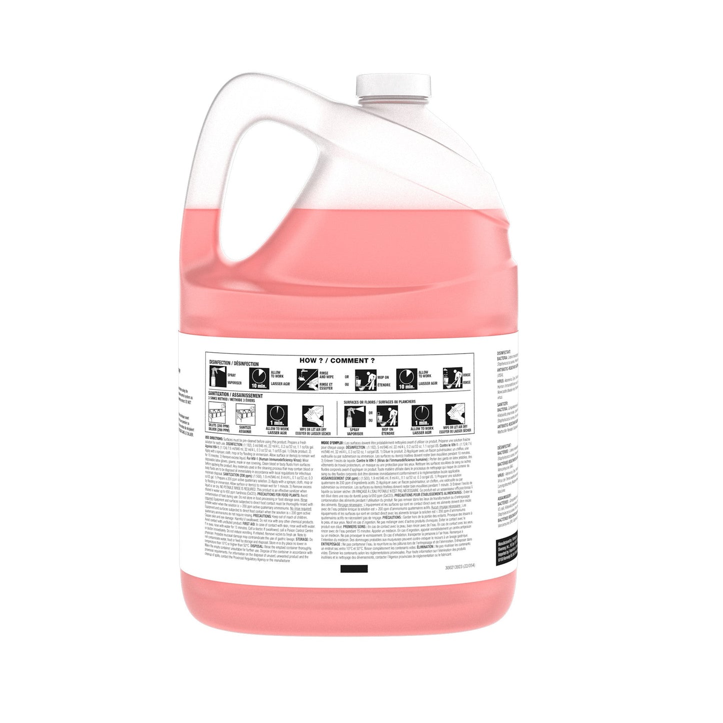 SANI-STUFF NO RINSE SANITIZER QUAT 2 GALLONS PER CASE, 2 X 3.78L