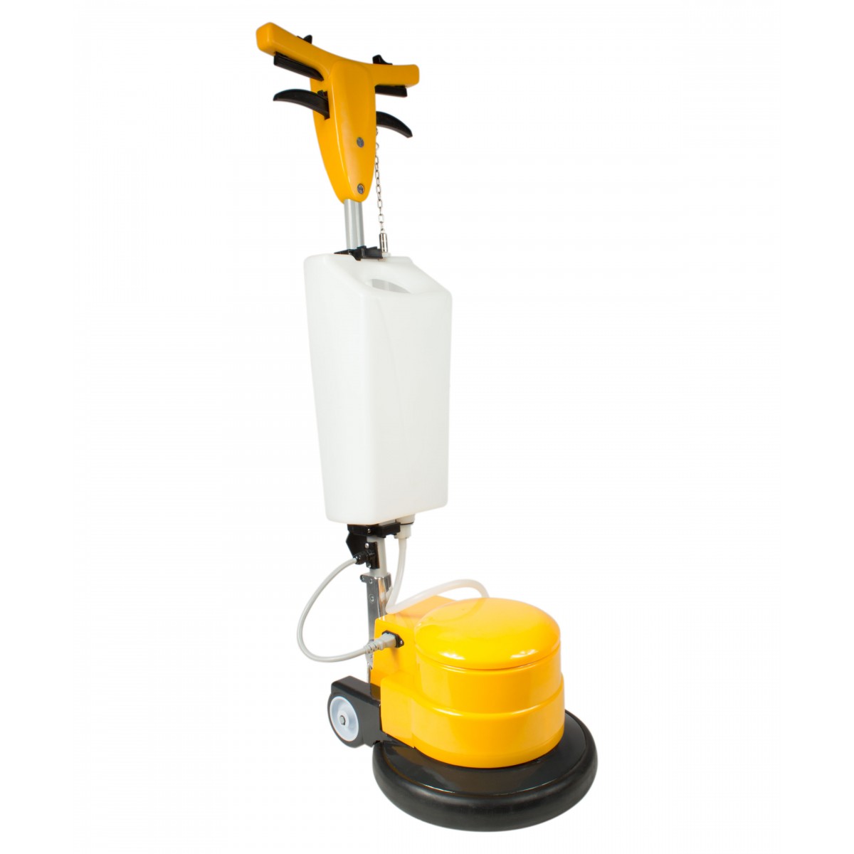 MANUAL FLOOR SCRUBBER AND BUFFER WITH HOLDING TANK JOHNNY VAC 13"